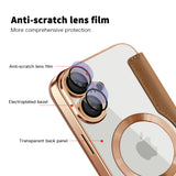 Husa de protectie Techsuit SmartMag Book compatibil cu iPhone 16, Maro