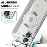 Husa de protectie Techsuit SmartMag Book compatibil cu iPhone 16, Gri