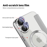Husa de protectie Techsuit SmartMag Book compatibil cu iPhone 16 Plus, Gri