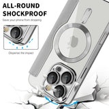 Husa de protectie Techsuit SmartMag Book compatibil cu iPhone 16 Pro, Gri