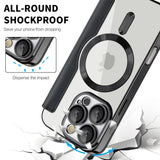 Husa de protectie Techsuit SmartMag Book compatibil cu iPhone 16 Pro Max, Negru