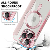 Husa de protectie Techsuit SmartMag Book compatibil cu iPhone 16 Pro Max, Roz