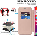 Husa de protectie Techsuit SmartMag Book compatibil cu iPhone 16 Pro Max, Roz