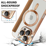 Husa de protectie Techsuit SmartMag Book compatibil cu iPhone 16 Pro Max, Maro