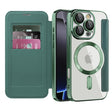 Husa de protectie Techsuit SmartMag Book compatibil cu iPhone 16 Pro Max, Verde