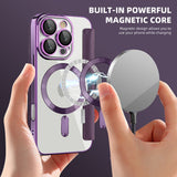 Husa de protectie Techsuit SmartMag Book compatibil cu iPhone 16 Pro Max, Mov