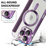Husa de protectie Techsuit SmartMag Book compatibil cu iPhone 16 Pro Max, Mov