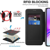 Husa de protectie Techsuit SmartMag Book compatibil cu Samsung Galaxy A05, Negru