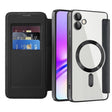 Husa de protectie Techsuit SmartMag Book compatibil cu Samsung Galaxy A05, Negru