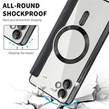 Husa de protectie Techsuit SmartMag Book compatibil cu Samsung Galaxy A05, Negru