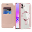 Husa de protectie Techsuit SmartMag Book compatibil cu Samsung Galaxy A05, Roz