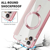 Husa de protectie Techsuit SmartMag Book compatibil cu Samsung Galaxy A05, Roz