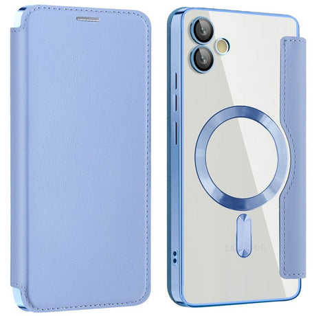 Husa de protectie Techsuit SmartMag Book compatibil cu Samsung Galaxy A05, Albastru Deschis