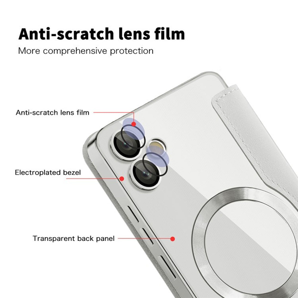 Husa de protectie Techsuit SmartMag Book compatibil cu Samsung Galaxy A05, Gri