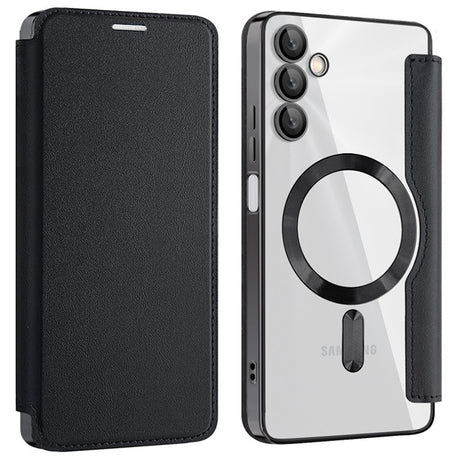 Husa de protectie Techsuit SmartMag Book compatibil cu Samsung Galaxy A05s, Negru