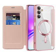 Husa de protectie Techsuit SmartMag Book compatibil cu Samsung Galaxy A05s, Roz