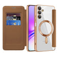Husa de protectie Techsuit SmartMag Book compatibil cu Samsung Galaxy A05s, Maro