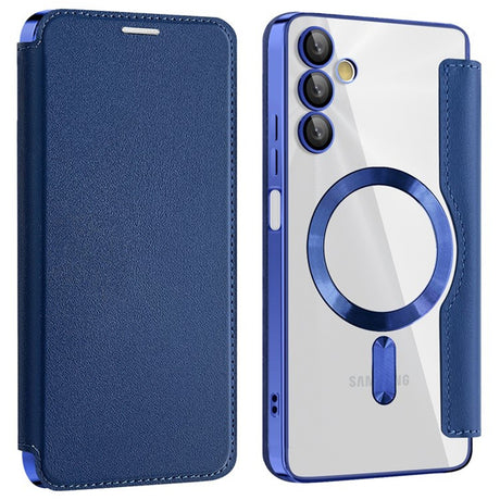 Husa de protectie Techsuit SmartMag Book compatibil cu Samsung Galaxy A05s, Albastru