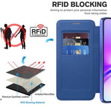 Husa de protectie Techsuit SmartMag Book compatibil cu Samsung Galaxy A05s, Albastru