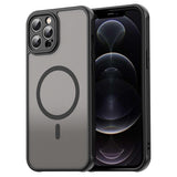 Husa de protectie Techsuit HaloFrost II MagSafe compatibil cu iPhone 12 Pro, Negru