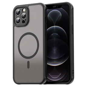 Husa de protectie Techsuit HaloFrost II MagSafe compatibil cu iPhone 12 Pro, Negru