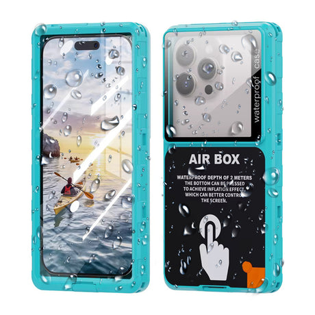ShellBox AirBox Waterproof IP68 Case (max. 6.9 inch), Universal Phone Model (max. 15mm depth), Albastru