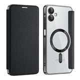 Husa de protectie Techsuit SmartMag Book compatibil cu Samsung Galaxy A06, Negru