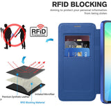 Husa de protectie Techsuit SmartMag Book compatibil cu Samsung Galaxy A06, Albastru