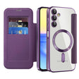 Husa de protectie Techsuit SmartMag Book compatibil cu Samsung Galaxy A15 4G / A15 5G, Mov