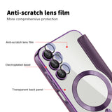 Husa de protectie Techsuit SmartMag Book compatibil cu Samsung Galaxy A15 4G / A15 5G, Mov