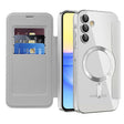 Husa de protectie Techsuit SmartMag Book compatibil cu Samsung Galaxy A15 4G / A15 5G, Gri