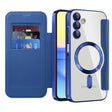 Husa de protectie Techsuit SmartMag Book compatibil cu Samsung Galaxy A15 4G / A15 5G, Albastru