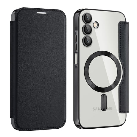 Husa de protectie Techsuit SmartMag Book compatibil cu Samsung Galaxy A15 4G / A15 5G, Negru