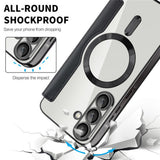 TechSuit Husa de protectie Techsuit SmartMag Book compatibil cu Samsung Galaxy A36 5G, Negru – imagine 4