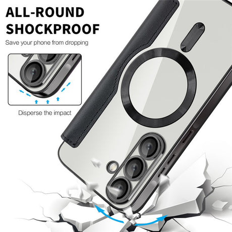 TechSuit Husa de protectie Techsuit SmartMag Book compatibil cu Samsung Galaxy A36 5G, Negru – imagine 4