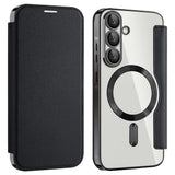 TechSuit Husa de protectie Techsuit SmartMag Book compatibil cu Samsung Galaxy A36 5G, Negru – imagine 2