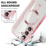 Husa de protectie Techsuit SmartMag Book compatibil cu Samsung Galaxy A36 5G, Roz