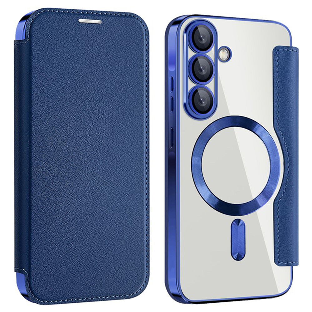 Husa de protectie Techsuit SmartMag Book compatibil cu Samsung Galaxy A36 5G, Albastru
