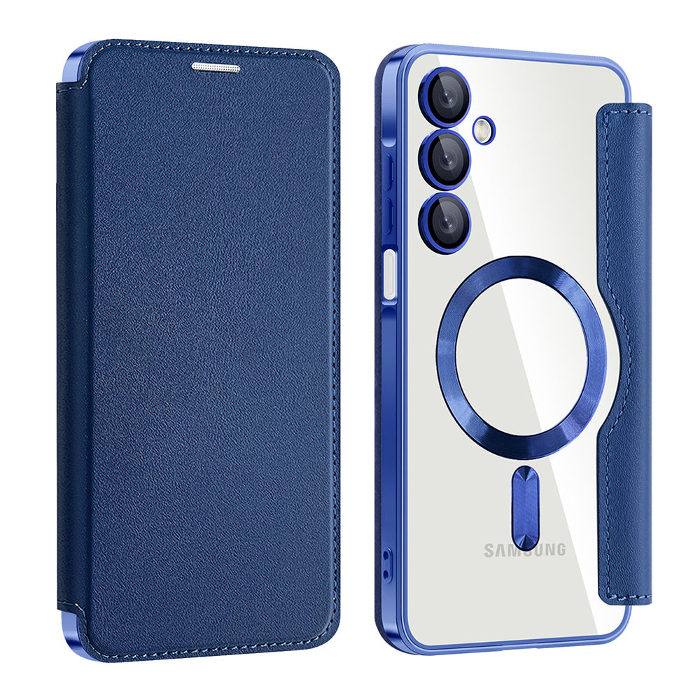 Husa de protectie Techsuit SmartMag Book compatibil cu Samsung Galaxy A16 4G / A16 5G, Albastru