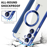 Husa de protectie Techsuit SmartMag Book compatibil cu Samsung Galaxy A16 4G / A16 5G, Albastru