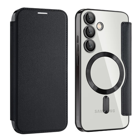 Husa de protectie Techsuit SmartMag Book compatibil cu Samsung Galaxy S23 FE, Negru