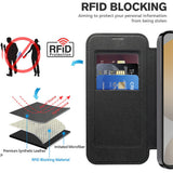Husa de protectie Techsuit SmartMag Book compatibil cu Samsung Galaxy S23 Plus, Negru