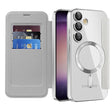 Husa de protectie Techsuit SmartMag Book compatibil cu Samsung Galaxy S23 Plus, Gri