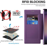 Husa de protectie Techsuit SmartMag Book compatibil cu Samsung Galaxy S23 Ultra, Roz