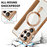 Husa de protectie Techsuit SmartMag Book compatibil cu Samsung Galaxy S25 Ultra, Maro