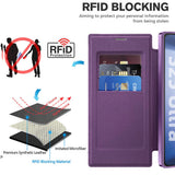 Husa de protectie Techsuit SmartMag Book compatibil cu Samsung Galaxy S25 Ultra, Mov