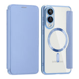 Husa de protectie Techsuit SmartMag Book compatibil cu Samsung Galaxy S25 Edge, Albastru Deschis