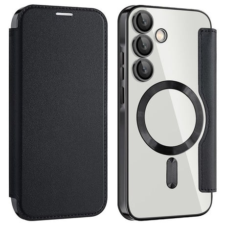 Husa de protectie Techsuit SmartMag Book compatibil cu Samsung Galaxy A35 5G, Negru