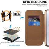 Husa de protectie Techsuit SmartMag Book compatibil cu Samsung Galaxy A35 5G, Maro