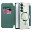 Husa de protectie Techsuit SmartMag Book compatibil cu Samsung Galaxy A35 5G, Verde
